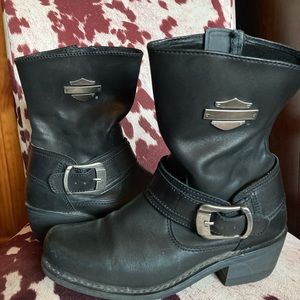 Harley-Davidson leather boots